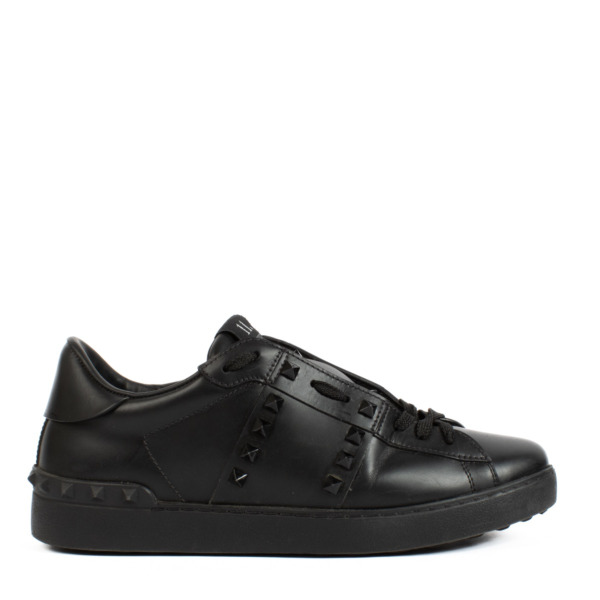 大人 可愛い 服  ll14486_valentino_black_sneack 靴