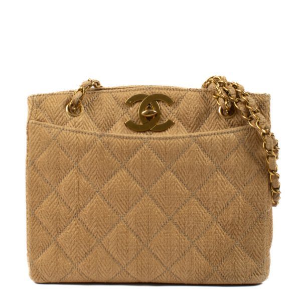 バッグ 739 vintage Chanel coco tote bag brown 739 vintage Chanel coco tote bag brown - メルカリ