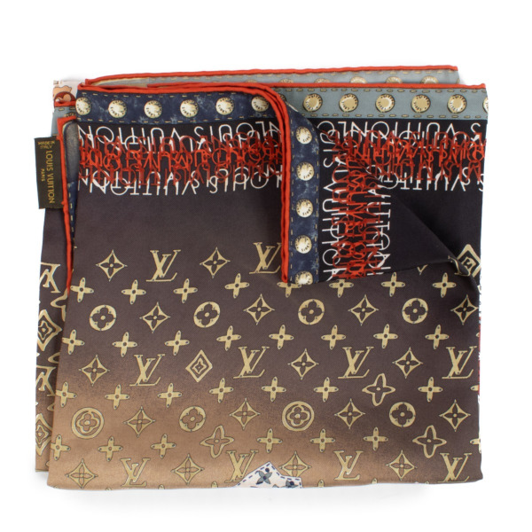 スカーフ LOUIS VUITTON LV World Square スカーフ LOUIS VUITTON LV World Square LOUIS VUITTON LV