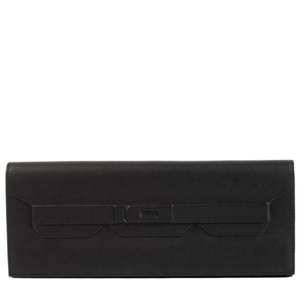Hermes Birkin Shadow Pochette Black Swift Labellov Buy and Sell Authentic Luxury