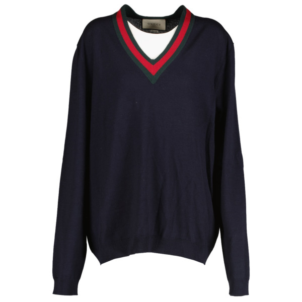 国内正規 GUCCI 18AW Blind For Love Knit ウルフニットセーター