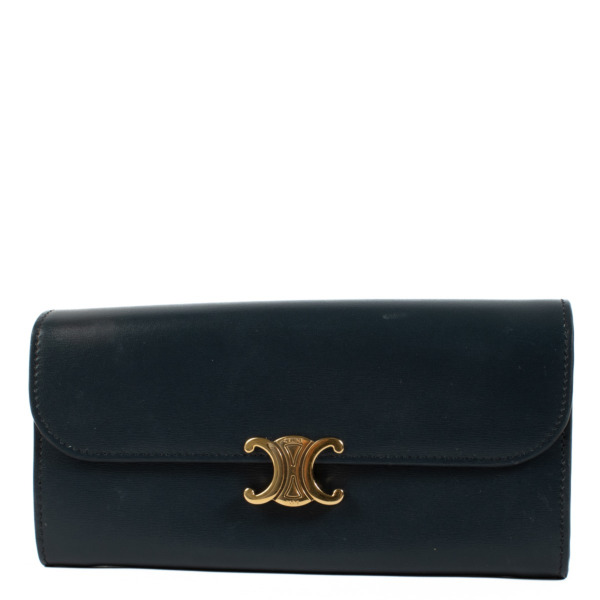 ★関税込み★ CELINE TRIOMPHE WALLET Celine Triomphe Wallet 10K623DPV.01SL 3616900315242