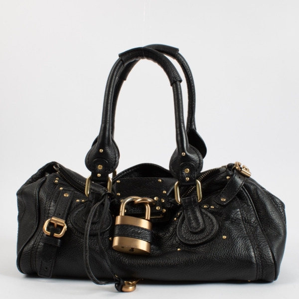 Chloé Black Paddington Bag ○ Labellov ○ Buy and Sell Authentic