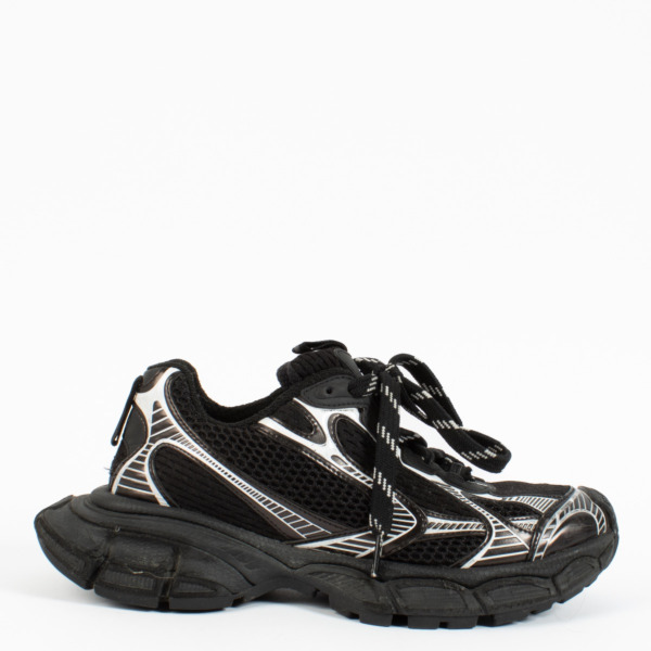 25SS new/BALENCIAGA マンデー38スニーカー Sneakers Black BALENCIAGA Monday Shoe $995 Men's Black Sneakers New