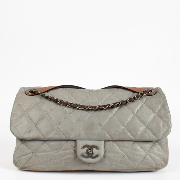 バッグ CHANEL Chanel Grey Large In-the-Mix Flap Bag ○ Labellov ○ Buy and