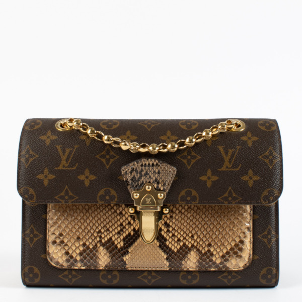 Louis Vuitton Monogram Python Victoire Bag Labellov Buy and Sell