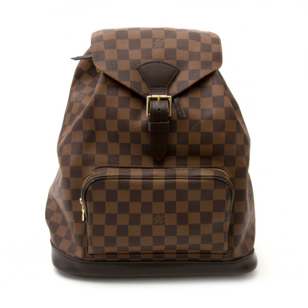 Louis Vuitton Damier Ebene Montsouris MM Backpack Bag Labellov Buy and Sell Authentic Luxury