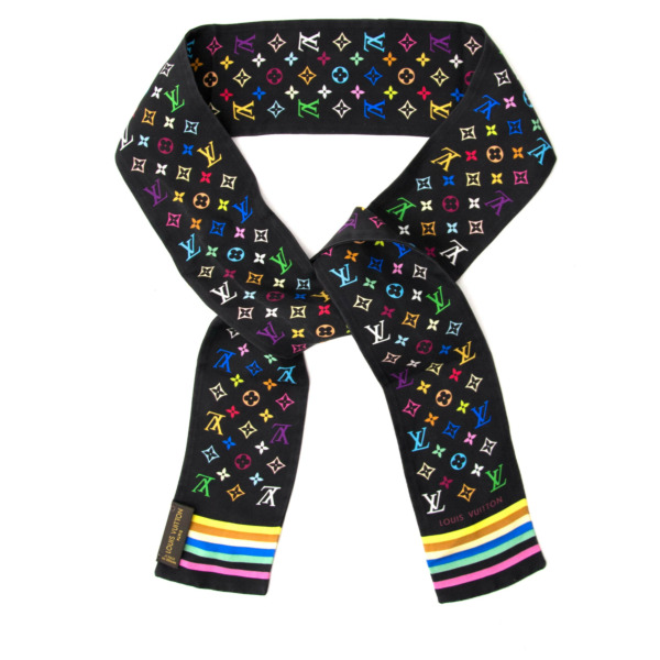 小物 \"Multi Coloured Scarf / BLACK\" Multi Coloured Scarf / BLACK