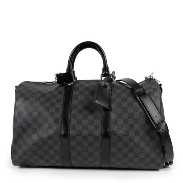 Louis Vuitton Damier Graphite Keepall Bandouliere 45 - Grey Carry-Ons,  Luggage - LOU782995