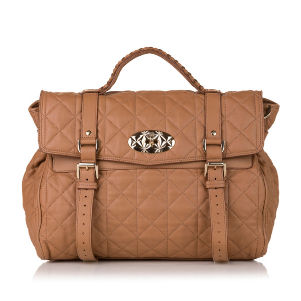 Mulberry Camel Alexa Quilted Satchel ○ Labellov ○ Buy and