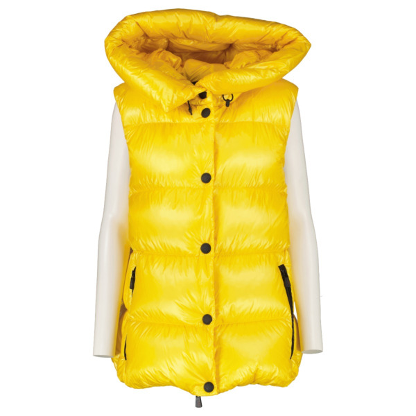 Moncler Grenoble Yellow Resy Down Gilet - Size 3 ○ Labellov