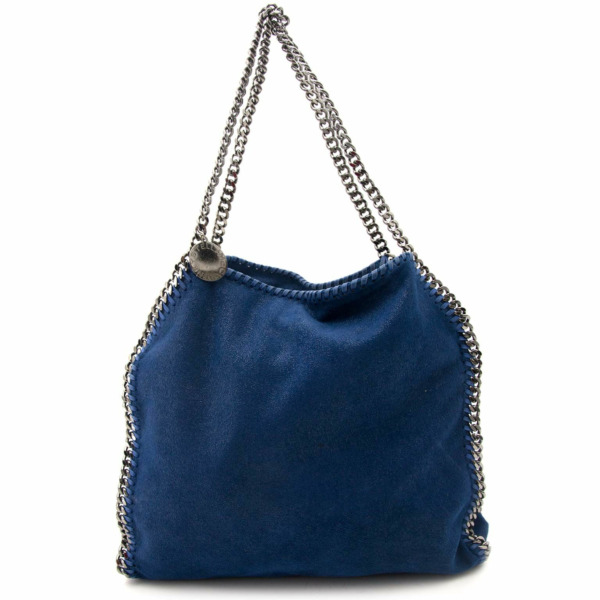トートバッグ Stella McCartney Tote Bag micro Falabella midnight blue Stella McCartney Navy Blue Falabella Tote ○ Labellov ○ Buy