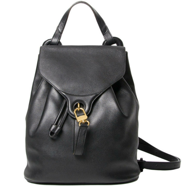 Delvaux Black Backpack Labellov Buy and Sell Authentic Luxury