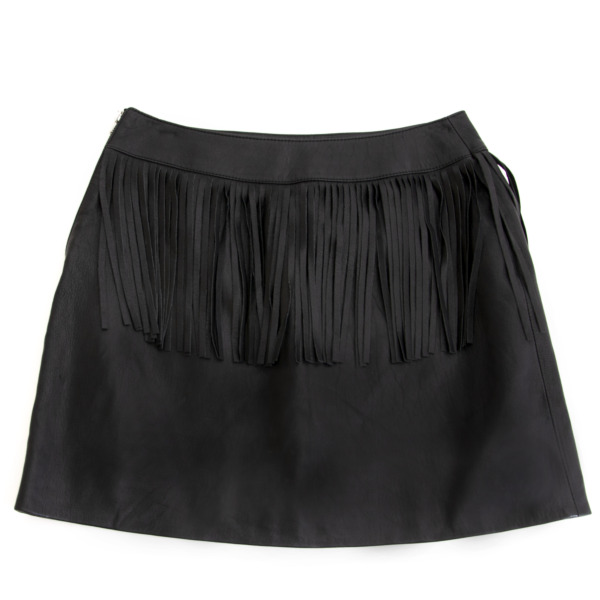 SAINT LAURENT 黒 キュロット saint_laurent_black_leather_fr