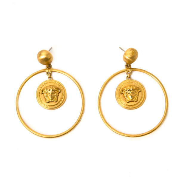 versace hoop earrings medusa