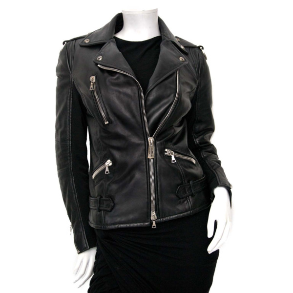 John richmond Leather Jacket Labellov Buy and Sell Authentic Luxury