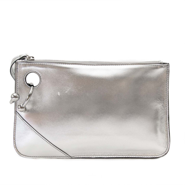 JW Anderson Silver Pierce Clutch Labellov Buy and Sell Authentic Luxury